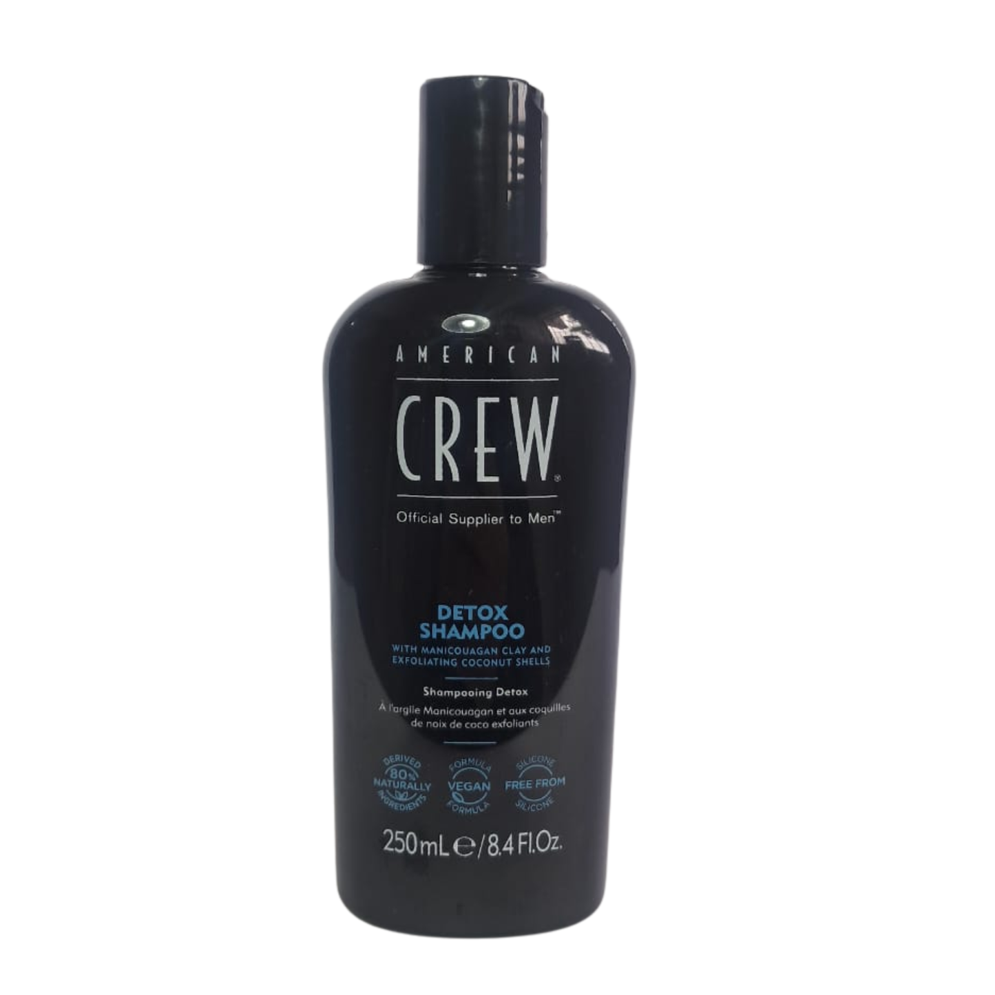 American Crew Detox Shampoo 250 ml: Limpieza profunda para cabello y cuero cabelludo