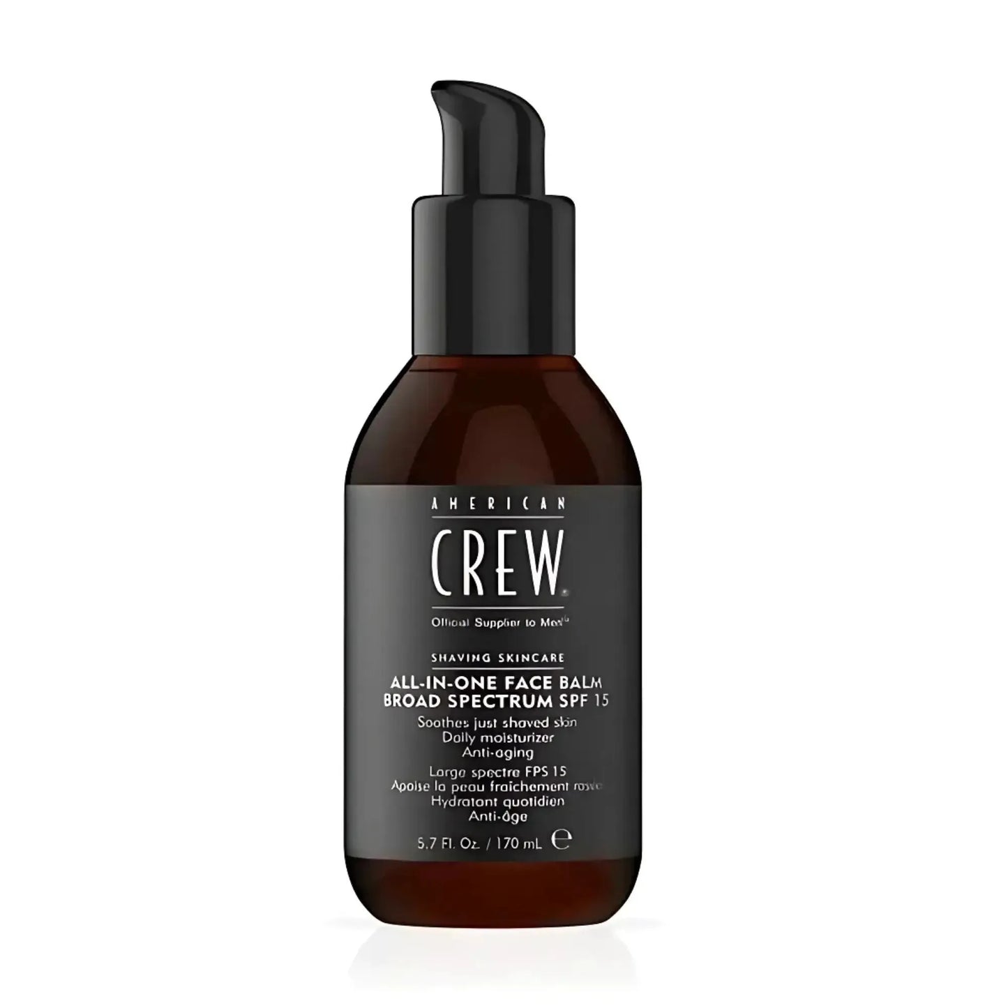 American Crew Crema All in One Face Balm 170 ml: Bálsamo calmante con SPF 15 tras el afeitado Capeli