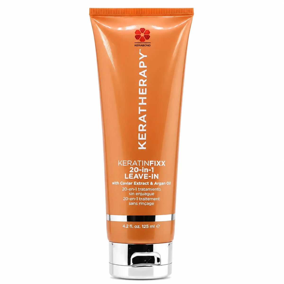 Keratherapy KeratinFixx Leave-In 125ml, Crema sin enjuague para todo tipo de cabello, fortalece y nutre