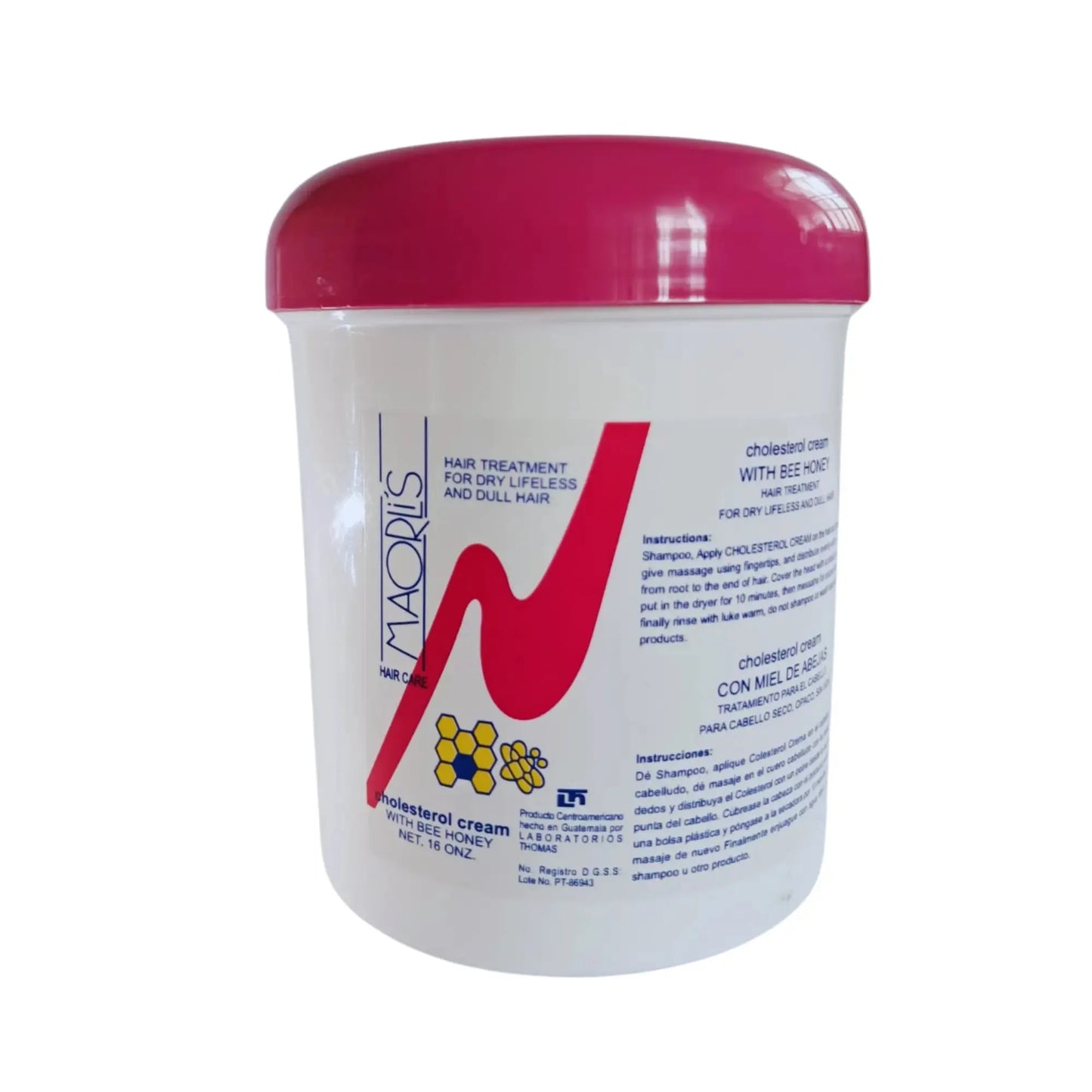 Maorlis Colesterol Miel 16 Oz: Para cabellos maltratados Capeli