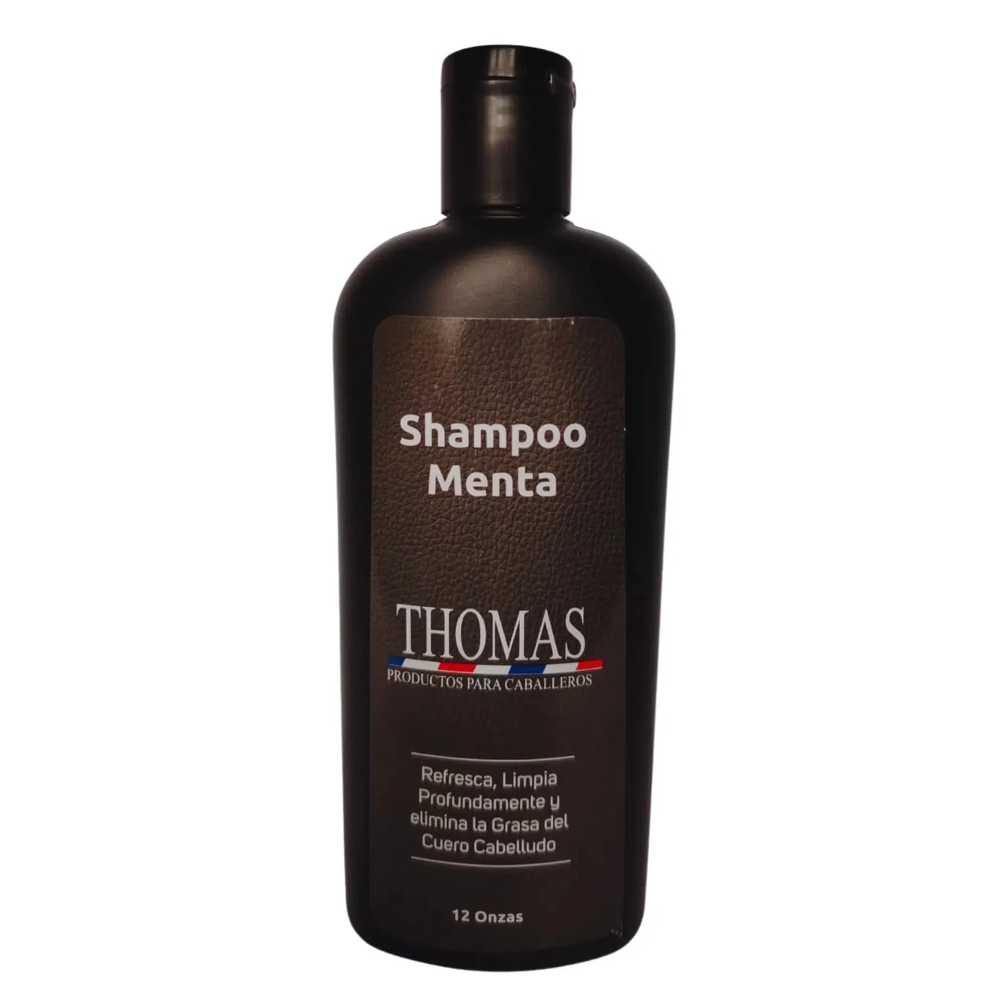 Thomas Shampoo Menta 12 onzas: Limpieza y Frescura Para El Cabello y Cuero Cabelludo Normal a Graso Capeli