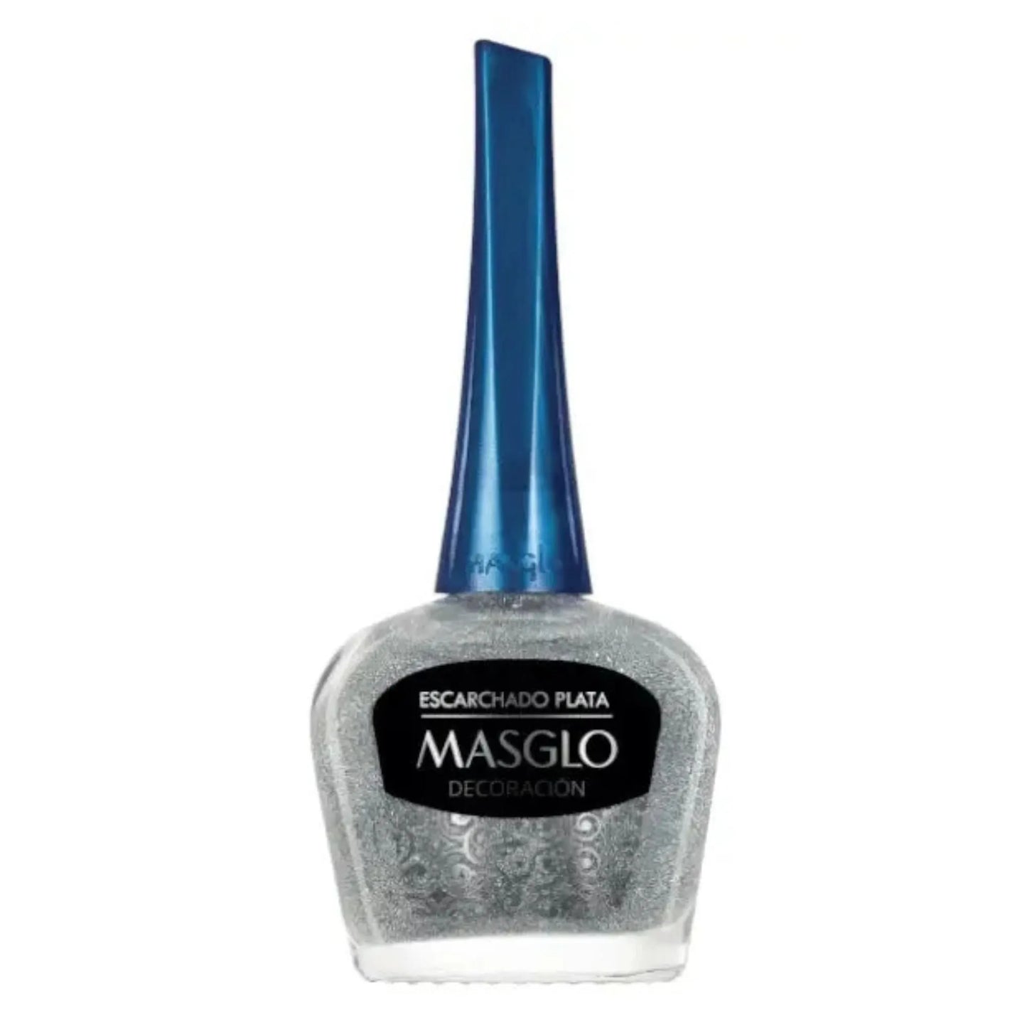 Esmalte de Uñas Masglo Escarchado Plata 13.5 ML
