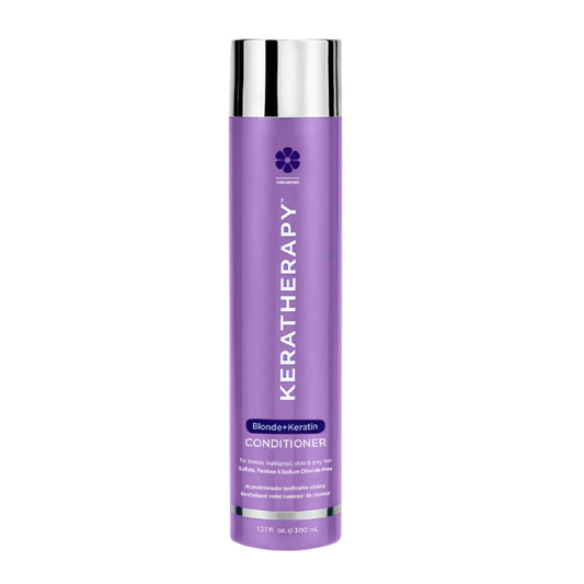 Keratherapy Acondicionador Totally Bonde 300 ml, Tonificante Violeta Para Matizar Cabellos Rubios