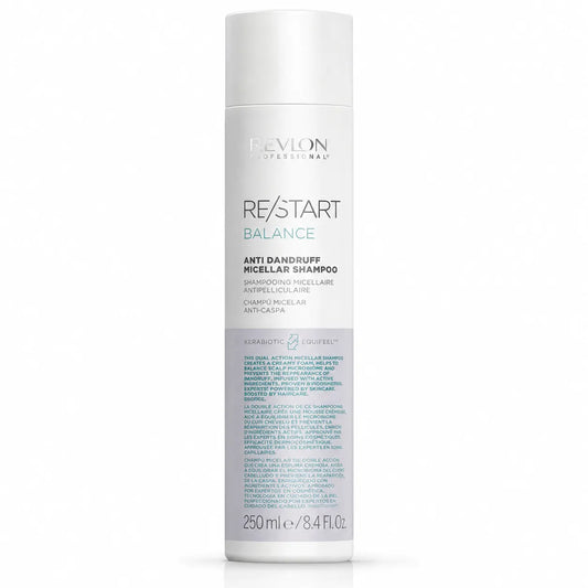 Revlon Professional Restart Balance A Dandruff Shampoo 250 ml: Combate la caspa  y equilibra el cuero cabelludo