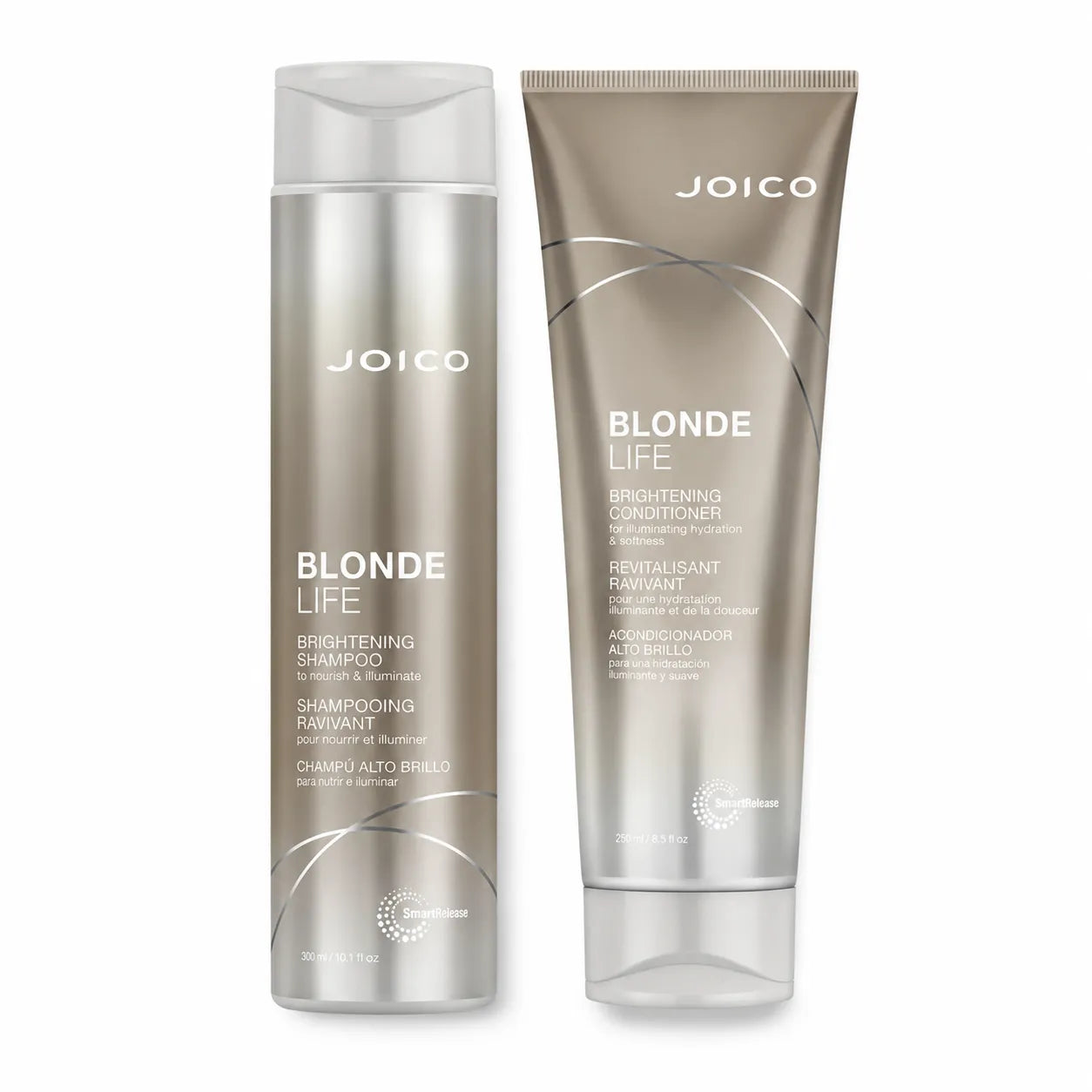 Joico Blonde Life Duo Shampoo300ml y Acondicionador 250ml para cabellos rubios