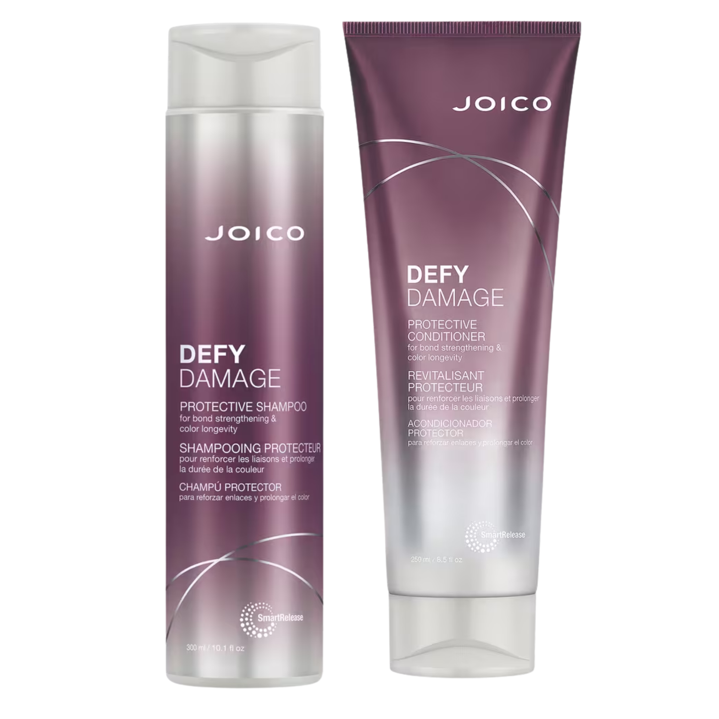 Joico Dyo Defy Damage Shampoo 300ml y Acondicionador 250ml: Limpieza Profunda y Protección Total