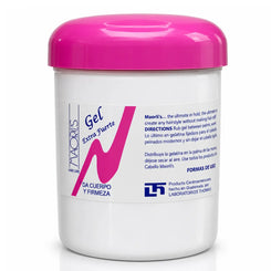 Maorlis Gel Fijador 16 Oz: Fijación extra fuerte y brillo para peinados duraderos