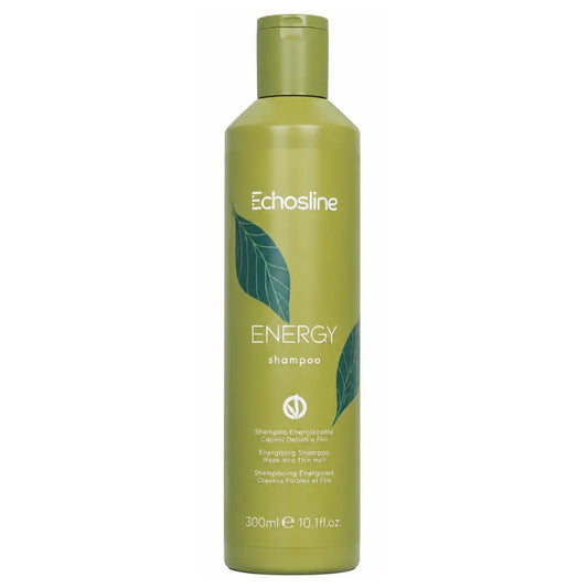 Echosline - Energy Shampoo 300 ML, revitalizador para cabello fino y débil