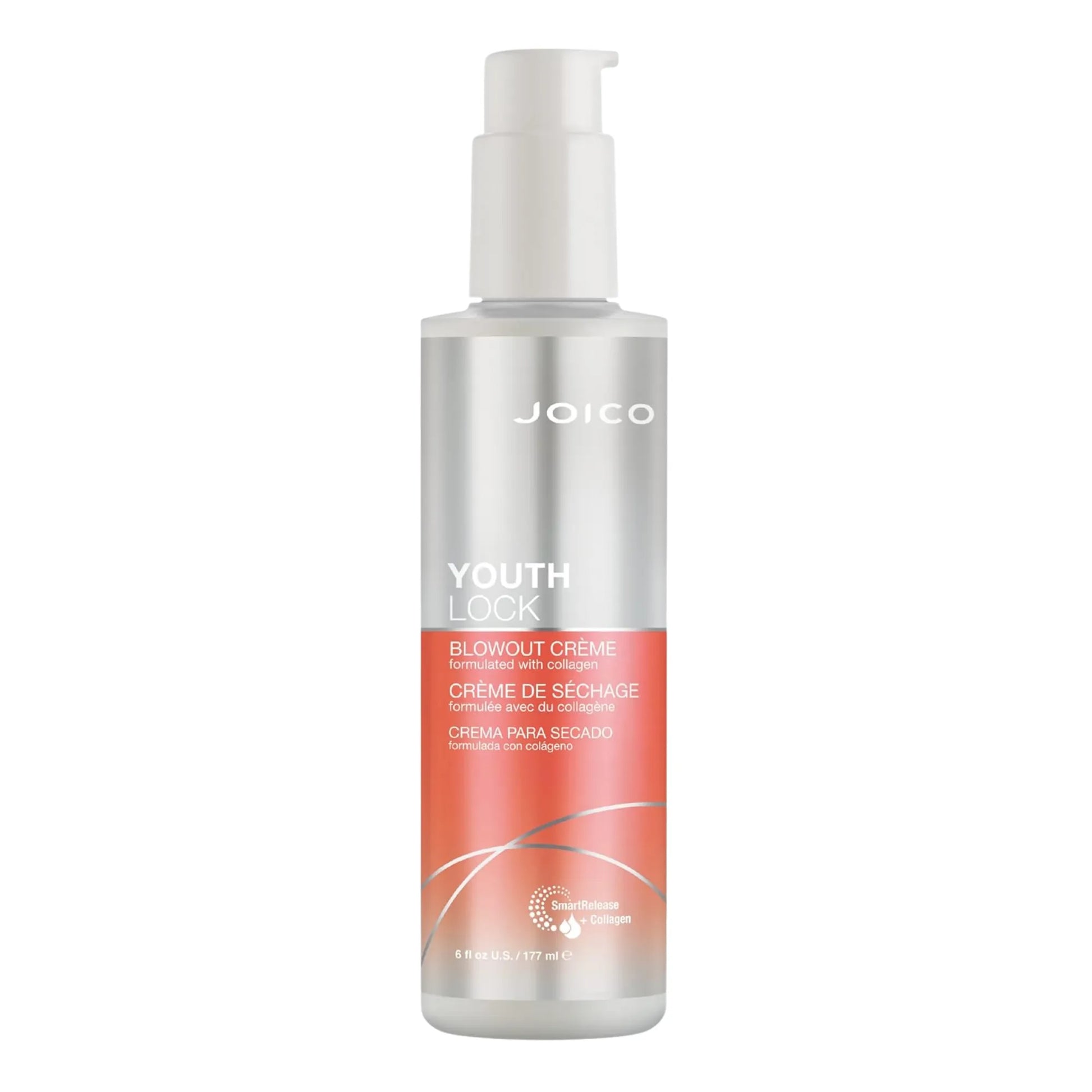 Joico Youthlock BlowOut Creme 177ml: Crema para Secado para cabello maduro y frágil, sin sulfatos