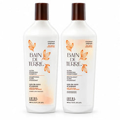 Baño de Tierra Duo Coco Papaya Shampoo y Acondicionador 400 ml para cabellos muy secos y dañados, sin parabenos