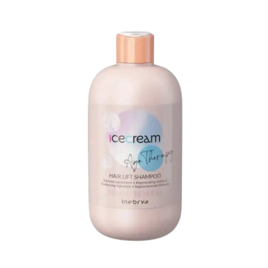 Inebrya Shampoo Age Therapy Hair Lift 300 ml: Shampoo regenerador para cabellos maduros y porosos, con colágeno y zafiro, limpia, nutre y da brillo natural desde el primer uso. y tratado Capeli