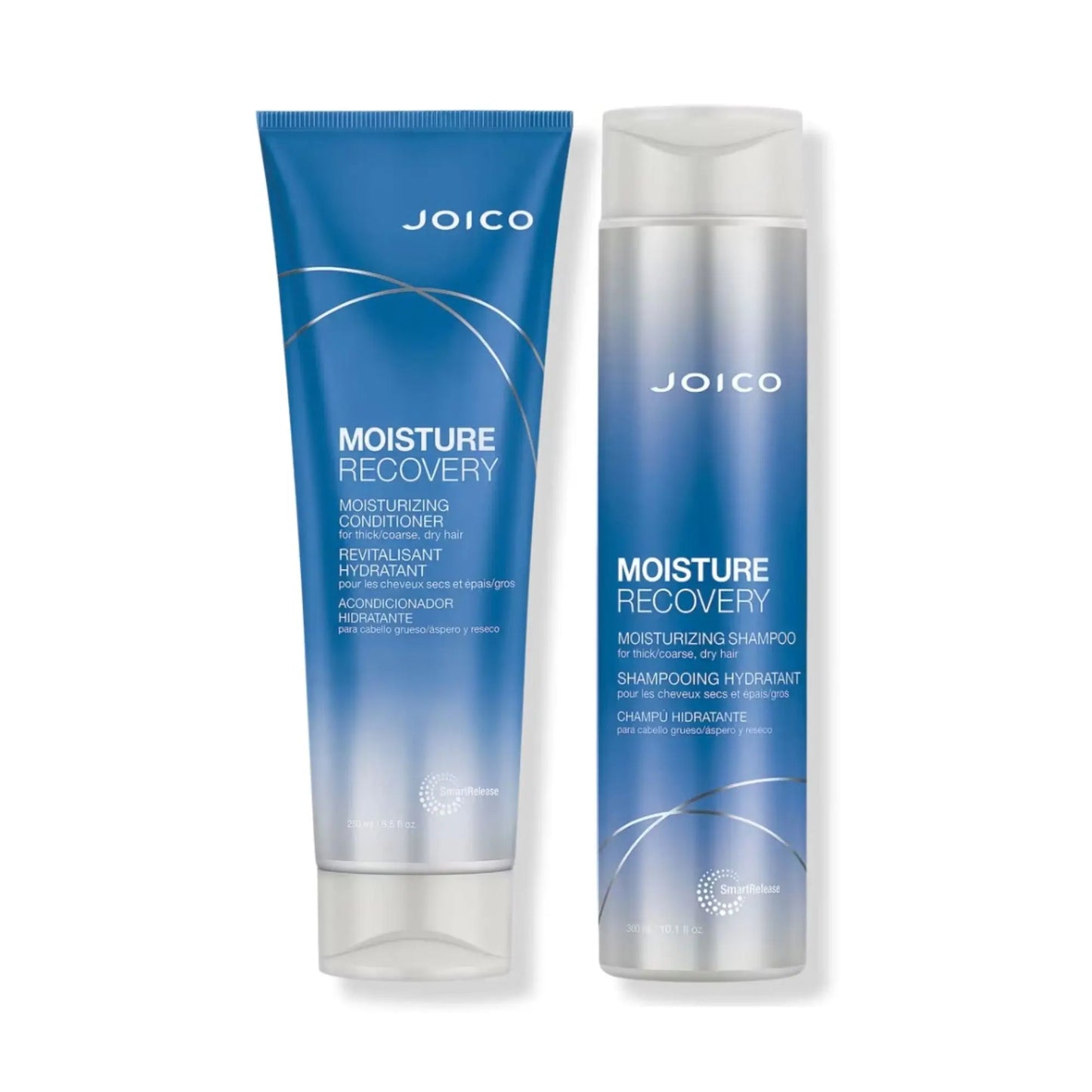 Joico, Duo Shampoo 300 ml & Acondicionador 250 ml, Moisture  - Hidratacion del cabello Capeli