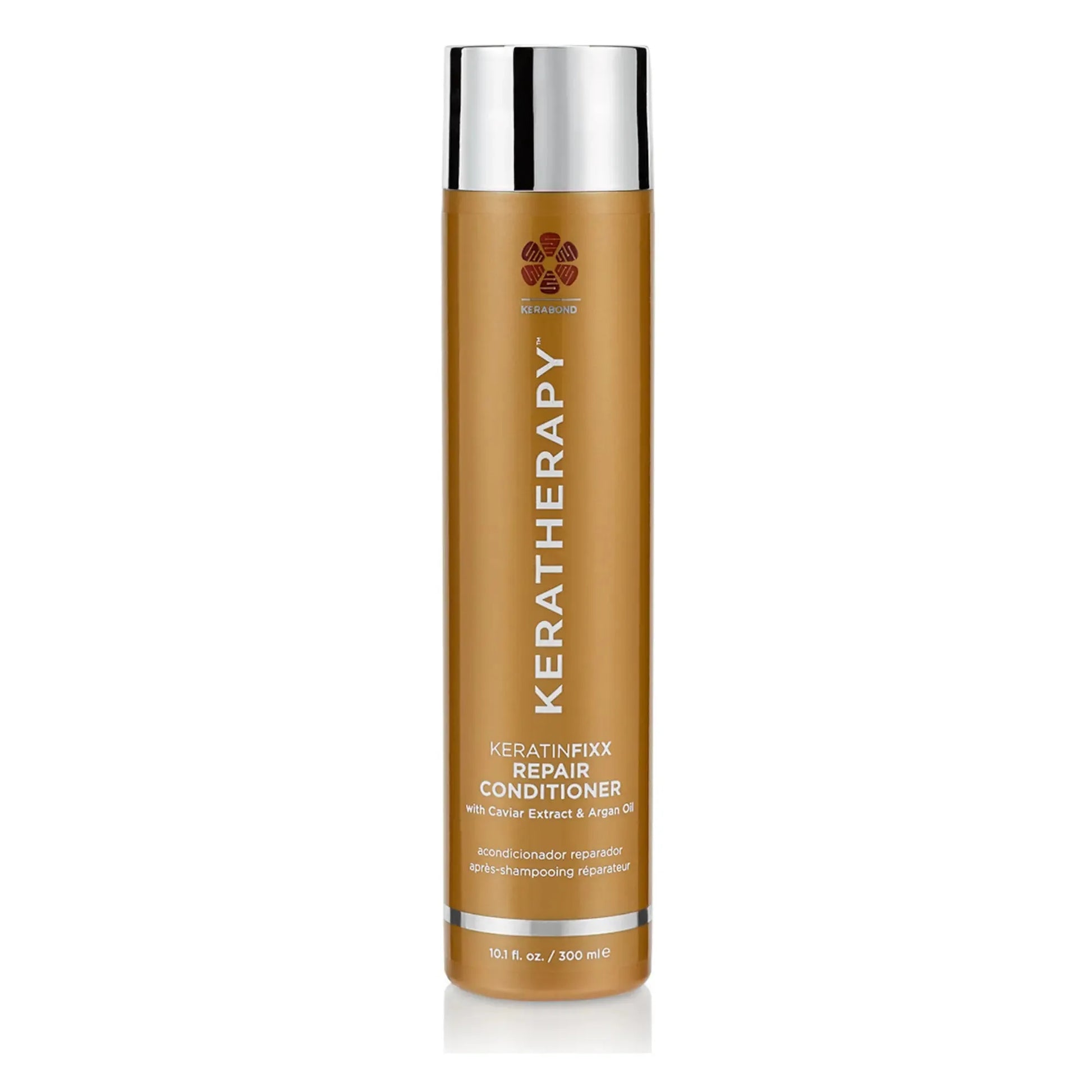 Keratherapy KeratinFixx Shampoo Acondicionador 300 ml, Para reparar el cabello seco, dañado y sobreprocesado, Capeli