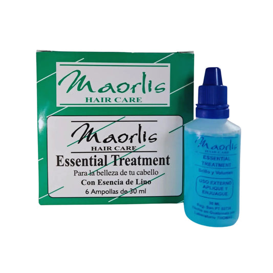 Maorlis Ampollas Essential Treatment Caja 6x30ml: Sella el color,hidrata y aporta brillo Capeli