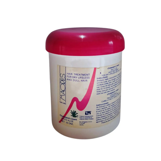Maorlis Colesterol Sábila 16 Oz: Revitaliza y restaura el cabello maltratado Capeli