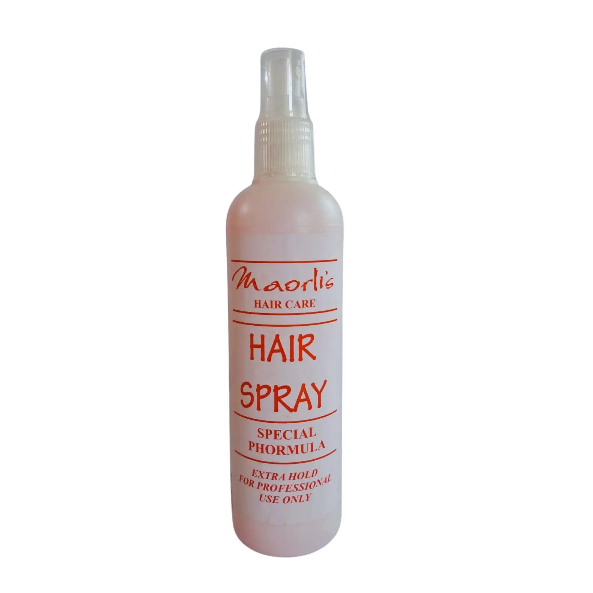 Maorlis Spray Fijador Extra Fuerte 8 onzas: Fijación duradera y brillo espectacular en el cabello Capeli