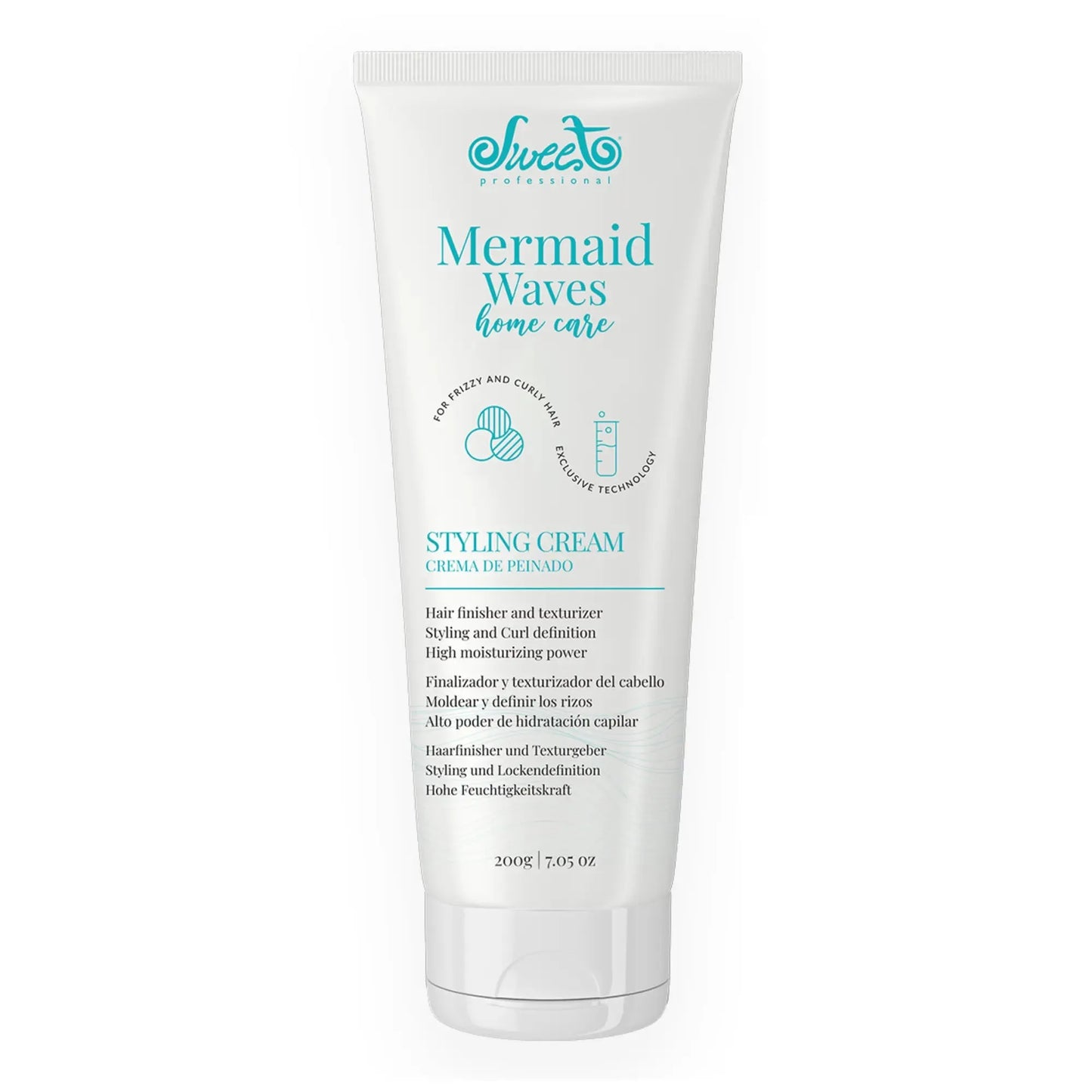 Mermaid Waves Curly Shampoo 230 ML, Limpia y cuida el cabello ondulado (Copia) Capeli