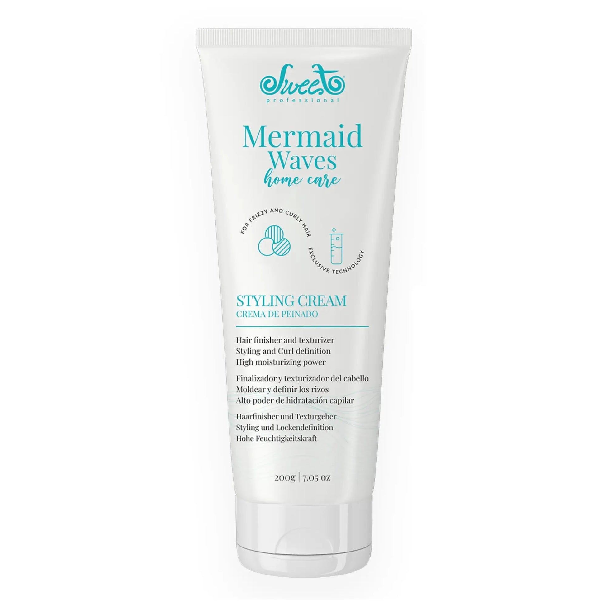 Mermaid Waves Curly Shampoo 230 ML, Limpia y cuida el cabello ondulado (Copia) Capeli
