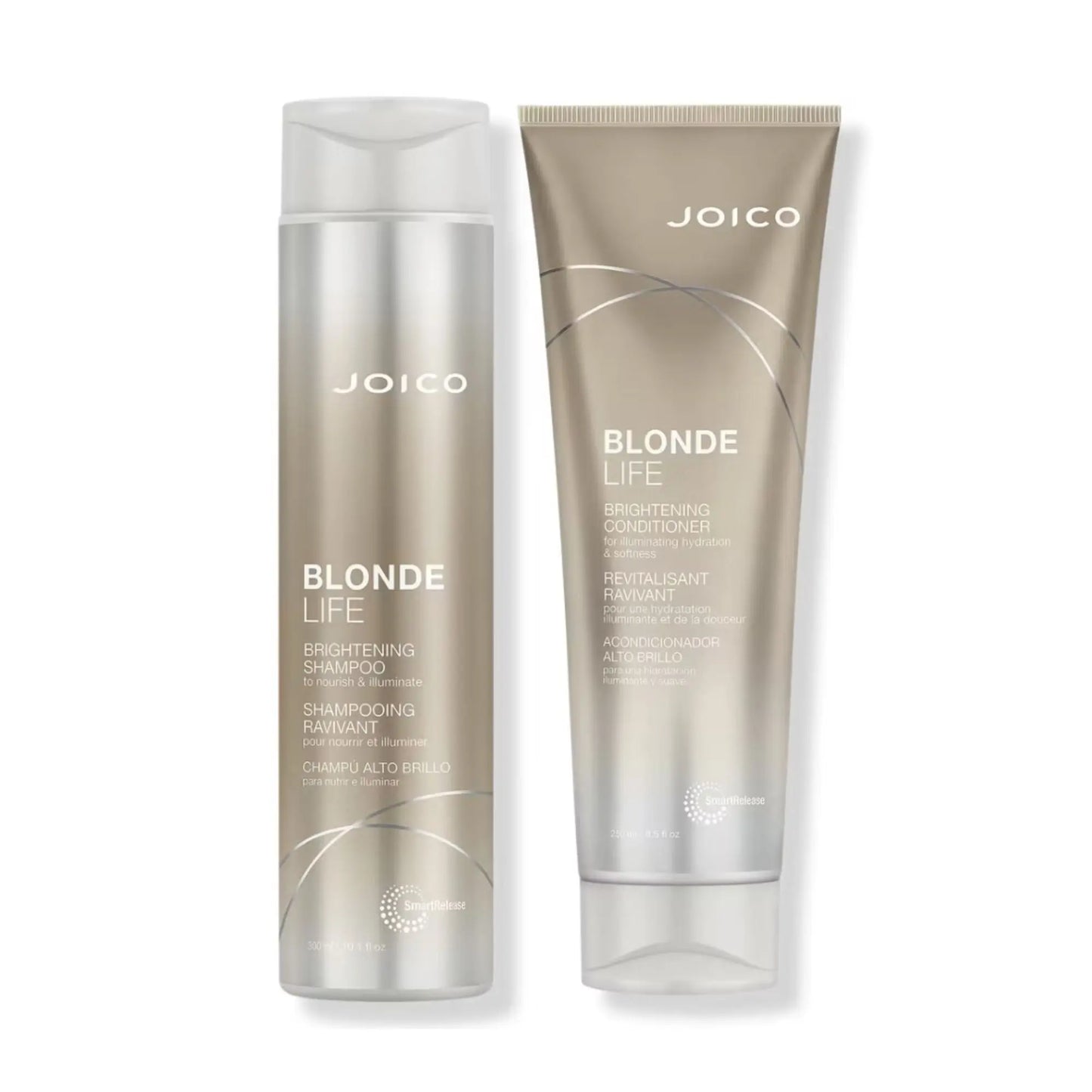 Joico, Shampoo 300 ml & Acondicionador 250 ml, Blonde Life, cuidado de rubios. Capeli