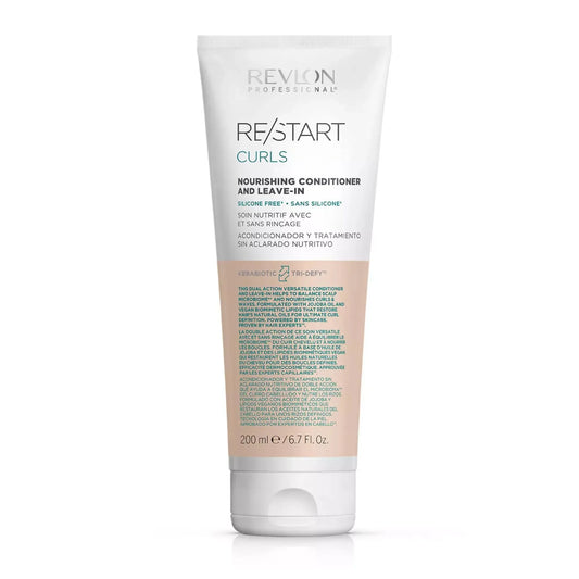 Revlon Professional, Restart Shampoo Curls Nourishing Cleanser 250 Ml: Shampoo Definidor de Rizos, Limpieza Suave y Nutrición para Cabello Rizado u Ondulado (Copia) Capeli