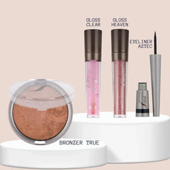 SORME Jet Liner Aztec + Labial Clear & Heaven + Bronceador True Capeli