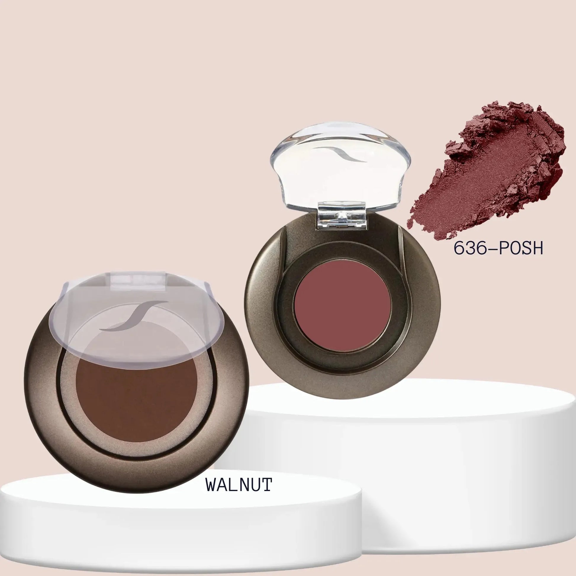 SORME: Delineador Cejas Dark Walnut + Sombra Ojos Mineral Posh Capeli