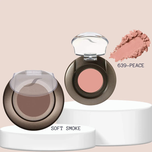 SORME: Delineador Cejas Soft Smoke + Sombra Ojos Mineral Peace Capeli