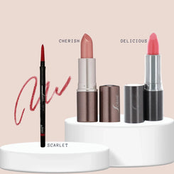 SORME: Delineador Scarlet + Labiales Minerales Cherish/Delicious Capeli