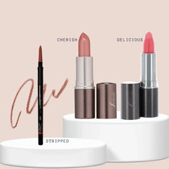 SORME: Delineador Stripped + Labiales Minerales Cherish/Delicious Capeli