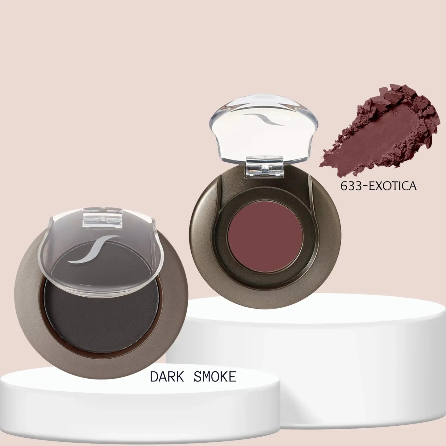 SORME: Sombra Cejas Dark Smoke + Sombra Ojos Mineral Exótica Capeli