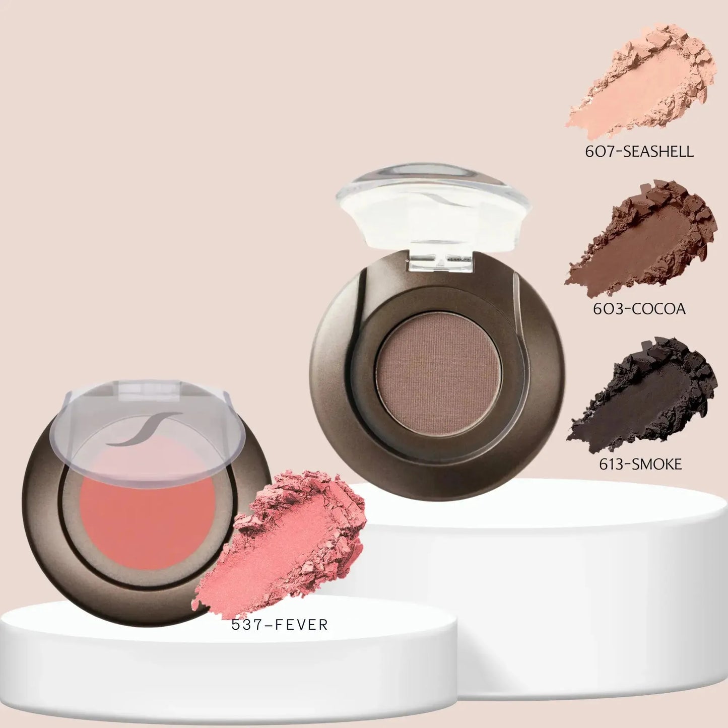 SORME: Sombras Smoke/Seashells/Cocoa + Rubor Mineral Fever Capeli