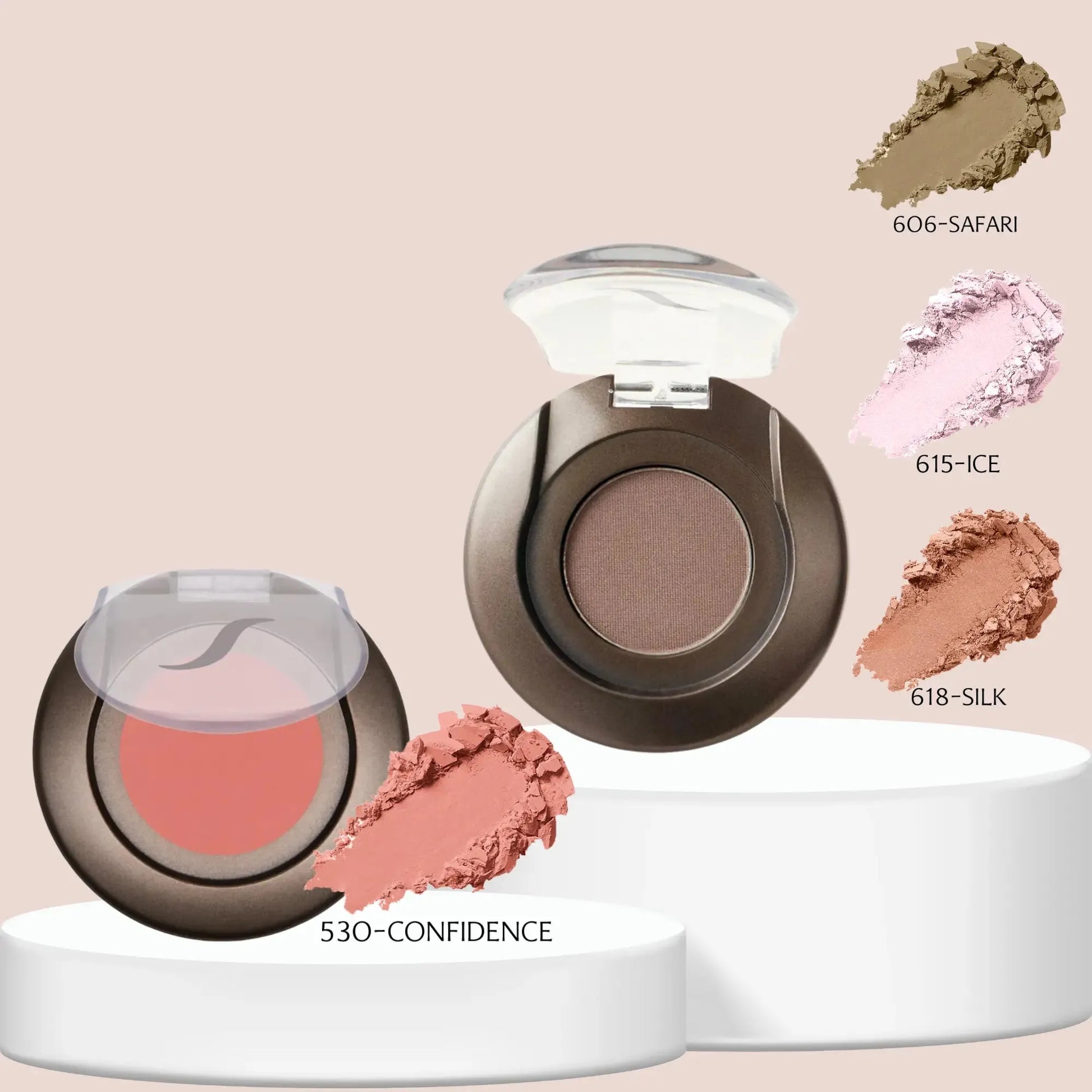 SORME: Sombras Safari/Ice/Silk + Rubor Mineral Confidence Capeli