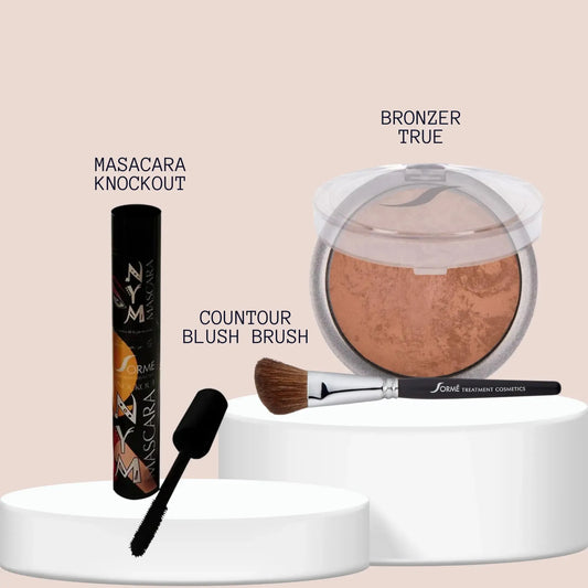 Sorme Máscara Knockout + Brocha Contorno/Rubor + Bronceador True Capeli