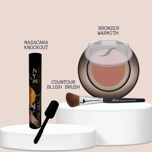 Sorme Máscara Knockout + Brocha Contorno/Rubor + Rubor Natural Earth Capeli