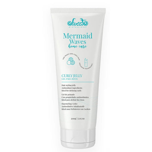 Sweet Professional Mermaid Waves Curly Jelly 230 ML, Gel para el cabello ondulado Capeli