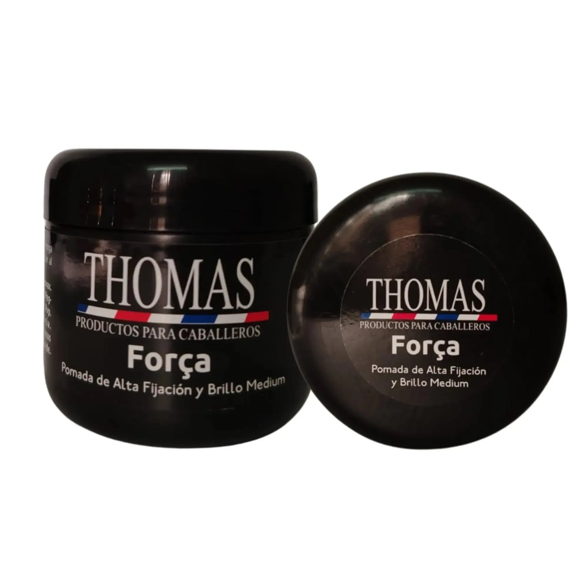 Thomas Forca Pomada 4 onzas: Pomada De Fijación Alta y Brillo Natural Capeli