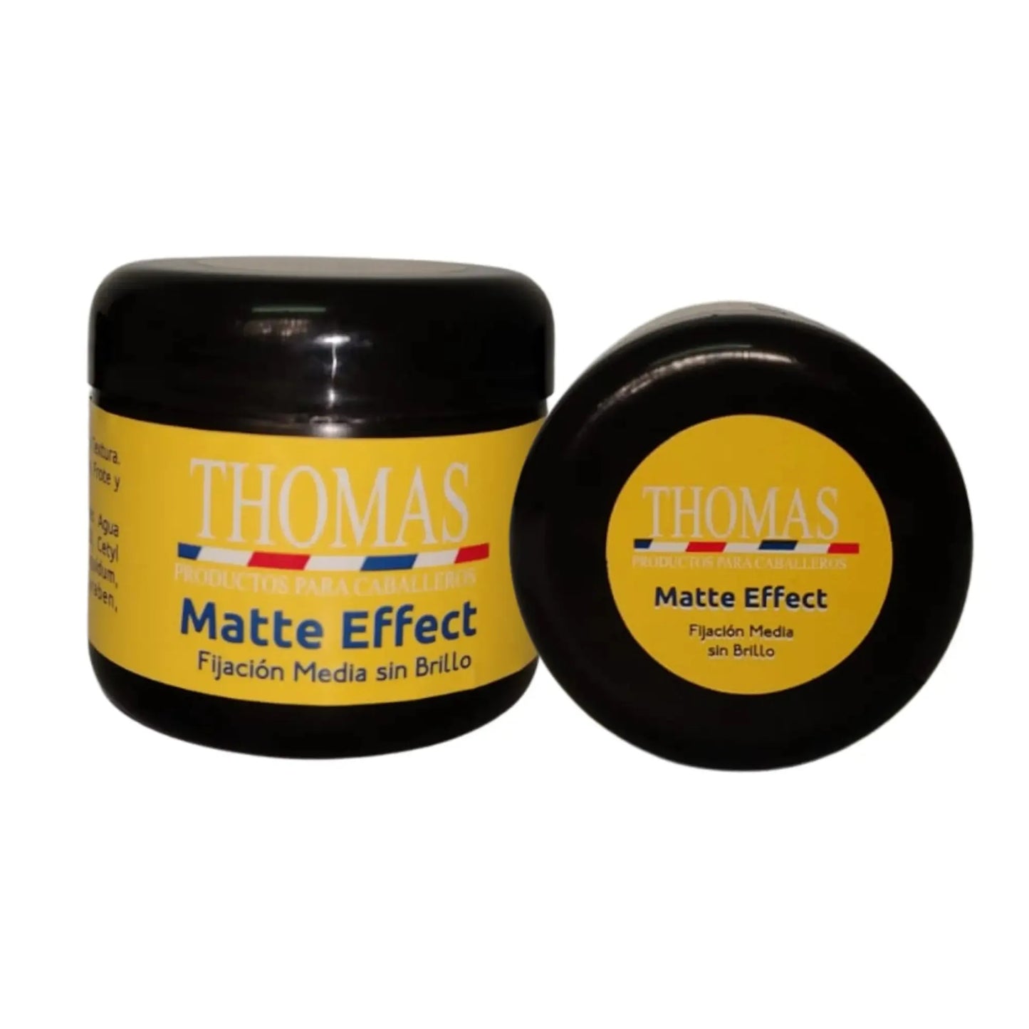 Thomas Matte Effect Pomada 4 onzas: Pomada de Fijación Media y Sin Brillo Capeli