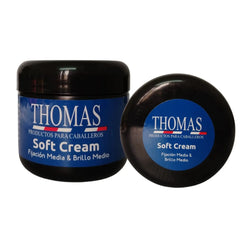 Thomas Soft Cream 4 onzas: Crema De Fijación Mediana y Brillo Natural Capeli