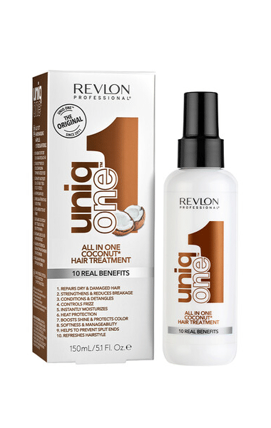 Revlon Professional, Leave In UniqOne Fragancia de Coco de Revlon Professional, para todo tipo de cabellos, 150ml