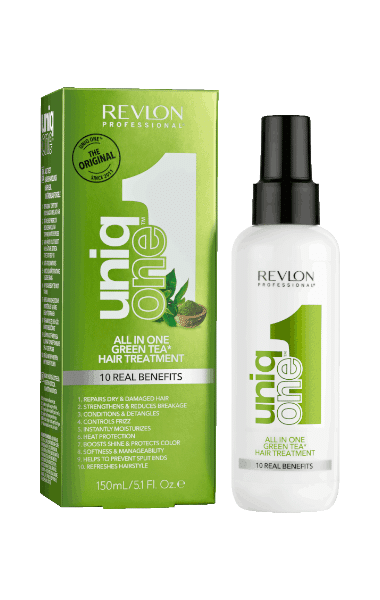 Revlon Professional, Leave In UniqOne Fragancia de Green Tea de Revlon Professional, para todo tipo de cabellos, 150ml